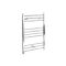 Elektrische Handdoekradiator Incl. Standaard Verwarmingselement Vlak Chroom 60 x 80cm | Kent