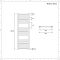 Elektrische Handdoekradiator Incl. Standaard Verwarmingselement Vlak Antraciet 60 x 120cm | Artle