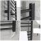 Elektrische Handdoekradiator Incl. Standaard Verwarmingselement Vlak Zwart 60 x 160cm | Nox