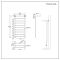 Handdoekradiator met Extra Bovenrek 99,4cm x 53,2cm - Chroom | Pendle