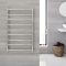 Vlakke Elektrische Handdoekradiator Incl. Standaard Verwarmingselement RVS 50cm x 100cm| Quo