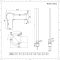 Vlakke Elektrische Handdoekradiator Incl. Standaard Verwarmingselement RVS 50cm x 100cm| Quo
