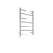 Vlakke Elektrische Handdoekradiator Incl. Standaard Verwarmingselement RVS 60cm x 80cm| Quo