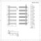 Handdoekradiator CV Modern 120cm x 50cm - Wit | Tika