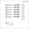 Handdoekradiator CV Modern 120cm x 50cm - Antraciet | Tika