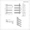 Handdoekradiator CV Modern 80cm x 50cm - Antraciet | Tika