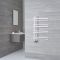 Handdoekradiator CV Verticaal Modern 80cm x 50cm - Wit | Tika