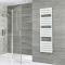Handdoekradiator Designerstijl met Rechte Panelen Wit | Keuze van Afmeting | Lustro
