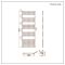 Handdoekradiator 160cm x 50cm Vlak - Satijn Goud | Orelia