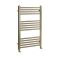 Handdoekradiator 80cm x 50cm Vlak - Satijn Goud | Orelia