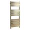 Design Handdoekradiator met Vlakke Panelen Satijn Goud | 50cm x 5,8cm x 120cm (B x D x H) | Lustro