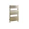 Design Handdoekradiator met Vlakke Panelen Satijn Goud | 50cm x 5,8cm x 80cm (B x D x H) | Lustro
