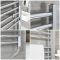 Elektrische Handdoekradiator Incl. Standaard Verwarmingselement Vlak Chroom 50 x 120cm | Kent
