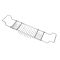 Badrek Klassiek Chromen 18cm x 70,5cm-84,5cm | Elizabeth