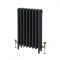 Gietijzeren Radiator 4 Kolommen 96cm Hoog - Railings Grey 31 van Farrow & Ball | Kies de Breedte | Mercury