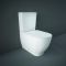 Duoblok Toilet Randloos Modern met Softclose Toiletzitting Glanzend Wit | RAK Moon x Hudson Reed