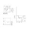 Staand Vierkant Bidet - Mat Zwart | RAK Feeling x Hudson Reed