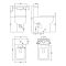 Duoblok Toilet op Comforthoogte Vierkant Modern met Soft-Close Toiletzitting