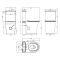Duoblok Toilet Rond Modern met Soft-Close Toiletzitting