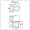 Duoblok Toilet Klassiek met Soft-Close WC-Bril Wit | Keuze Spoelhendel | Richmond