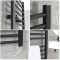 Elektrische Handdoekradiator Incl. Standaard Verwarmingselement Vlak Zwart 80 x 150cm | Nox