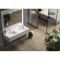 Hangende Dubbele Wastafel 123cm x 47cm Modern 1 Kraangat | Keuze Afwerkingen | RAK Precious x Hudson Reed