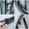 Douchecabine Kwadrant 90cm Zwart Rasterpatroon | Keuze Afwerking Douchebak | Barq