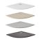 Douchecabine Kwadrant 90cm Gepolijst Aluminium Profiel | Keuze Afwerking Douchebak | Portland