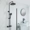 Douchekolom Thermostatisch Modern met Ronde Douchekop en Handdouche - Keuze Afwerking