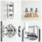 Hudson Reed Elizabeth - Douchekraan Thermostatisch Inbouw 2-Weg  Klassiek - Chroom en Wit