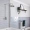Hudson Reed Elizabeth - Douchekraan Opbouw Thermostatisch Klassiek - Chroom en Zwart