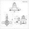 Hudson Reed Elizabeth - Douchekraan Thermostatisch Opbouw 1-Weg  Klassiek - Chroom en Wit