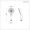 Handdouche van ABS Rond Multifunctioneel met Chromen Afwerking | Como