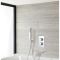 Thermostaatkraan Inbouw 2-Uitgangen met Waterval Badvuller en Handdouche Chroom | Kubix
