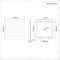 Easyfix Verchroomd RVS Douchekop - 40cm x 40cm - 121 jets | Kubix