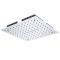 Douchekop Plafond met Waterval 40 x 40cm Chroom | Kubix