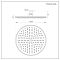 Douchekop Rond 30cm Geborsteld Messing | Clarus