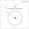 Nox Douchekop d.30cm Rond Zwart