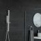 Glijstangset met Handdouche Modern Chroom | Kubix