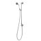Glijstangset Klassiek met Handdouche, 175cm Doucheslang en Aansluitbocht - Chromen en Wit | Elizabeth