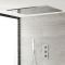 Doucheset - 2-Weg Thermostatische Douchekraan met Grote 80x50cm Hangende Douchekop en Handdouche Chroom | Kubix