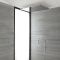 Doucheset - 2-Weg Thermostatische Douchekraan met Grote 80x50cm Hangende Douchekop en Handdouche Chroom | Kubix