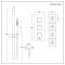 Doucheset - 2-Weg Thermostatisch met Handdouche en Glijstang en Vier Zijdouches Chroom | Kubix
