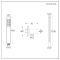 Doucheset - 2-Weg Thermostatische Douchekraan, 30cm Ronde Douchekop en Handdouche Geborsteld Messing | Clarus