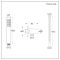 Doucheset - 2-Weg Thermostatische Douchekraan, 40cm Vierkante Plafond Douchekop en Handdouche Geborsteld Messing | Clarus