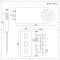 Doucheset - 2-Weg Thermostatische Douchekraan, Muurbevestigde Douchekop en Handdouche met Glijstang Chroom | Como