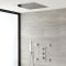 Doucheset - 3-Weg Thermostatische Douchekraan met Omstel, Plafond Douchekop, Handdouche, Zijdouches Chroom | Kubix