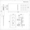 Doucheset - 3-Weg Thermostatische Douchekraan met Omstel, Douchekop met Watervaleffect, Handdouche met Glijstang Chroom | Kubix
