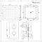 1-weg Thermostatische Inbouwdouchekraan + Verzonken Plafond Douchekop 40x40cm RVS Mat Zwart - Nox