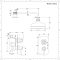 Doucheset Klassiek Inbouw 1-Weg Thermostatisch Douchekop 15cm Rond Chroom en Wit | Elizabeth